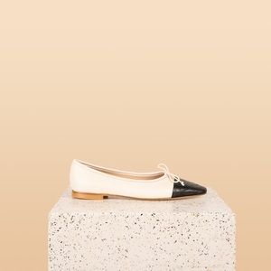 A. SOLIANI como flats Como - Ivory/black